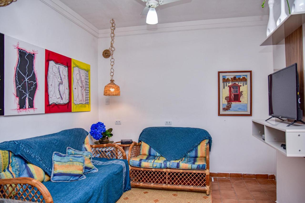 Flat C Varanda Na Praia De Pitangueiras-Guaruja Sp Lejlighed Eksteriør billede